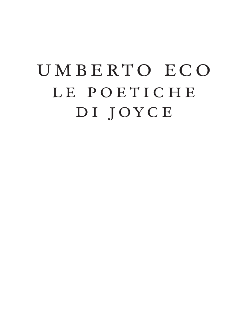 Эко Умберто Поэтики Джойса - страница 3