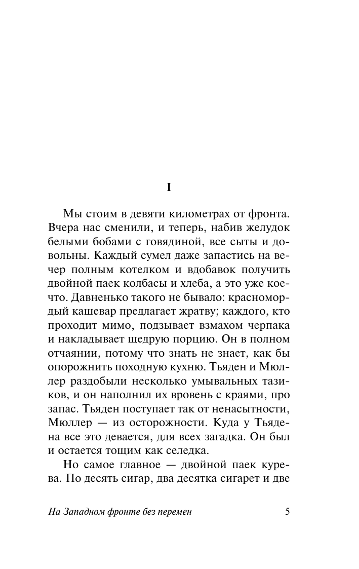 Ремарк Эрих Мария На Западном фронте без перемен - страница 4