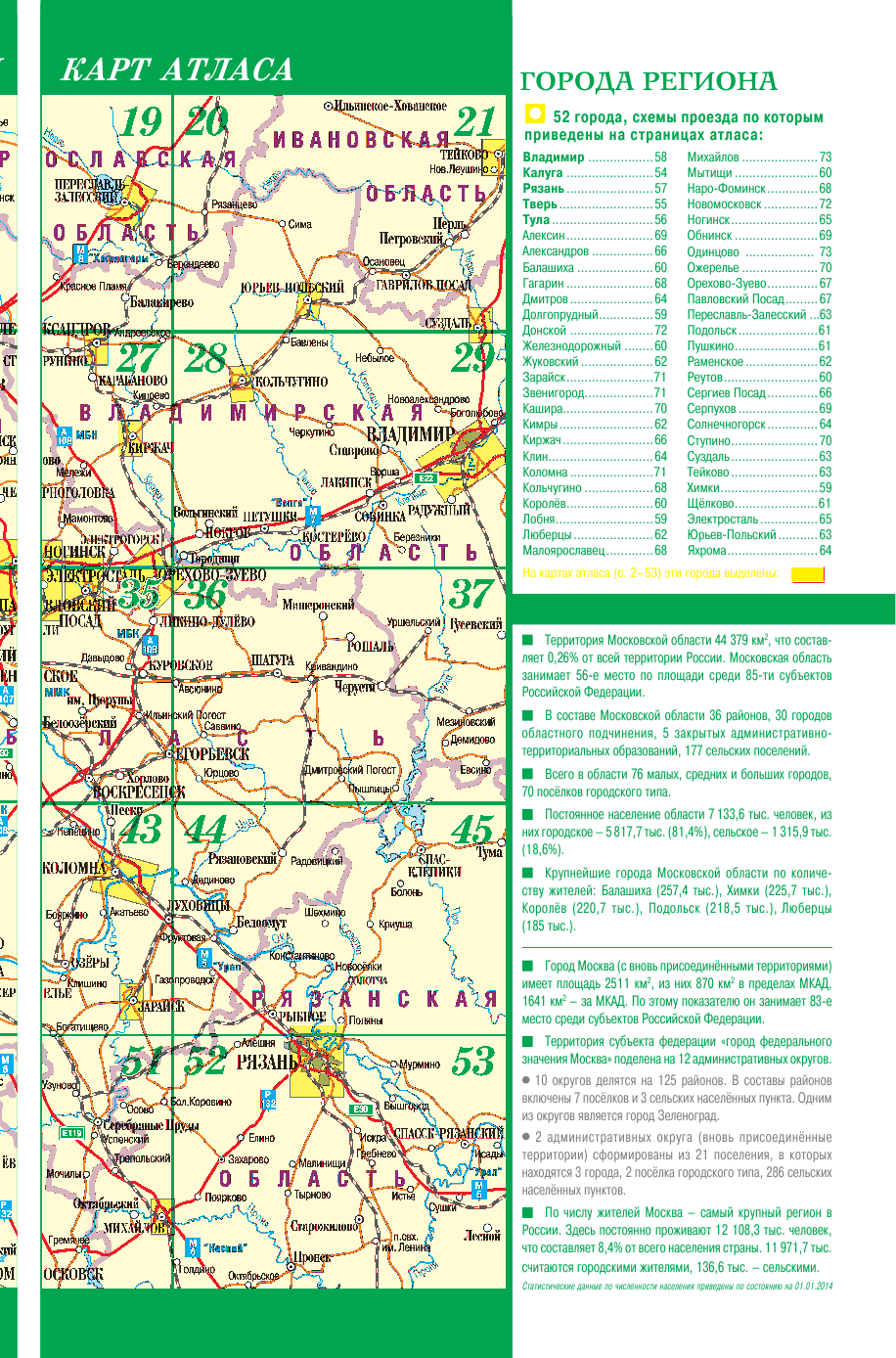  Атлас автодорог Подмосковья. Выпуск 2-15 - страница 4