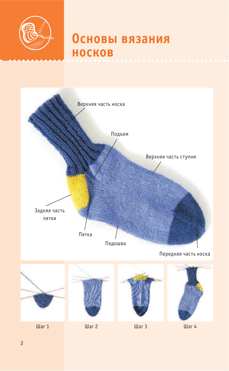 Хуг Вероника Вяжем уютные носочки. Спицы - страница 3