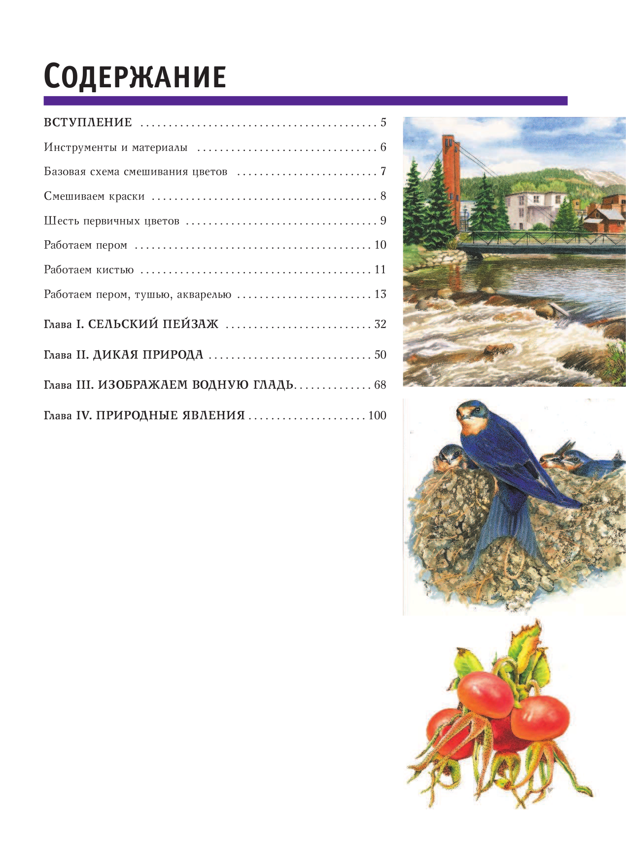  Учимся рисовать природу и животных - страница 4