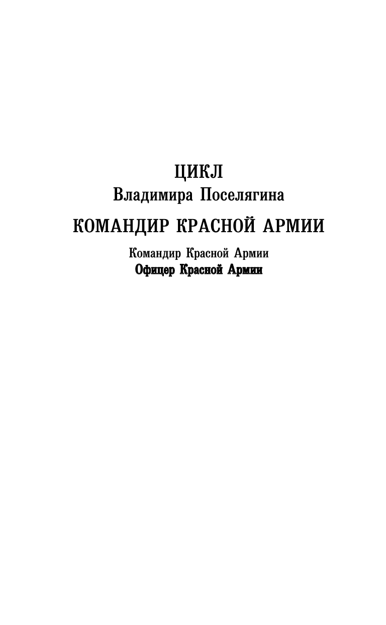 Поселягин Владимир Геннадьевич Офицер Красной Армии - страница 3