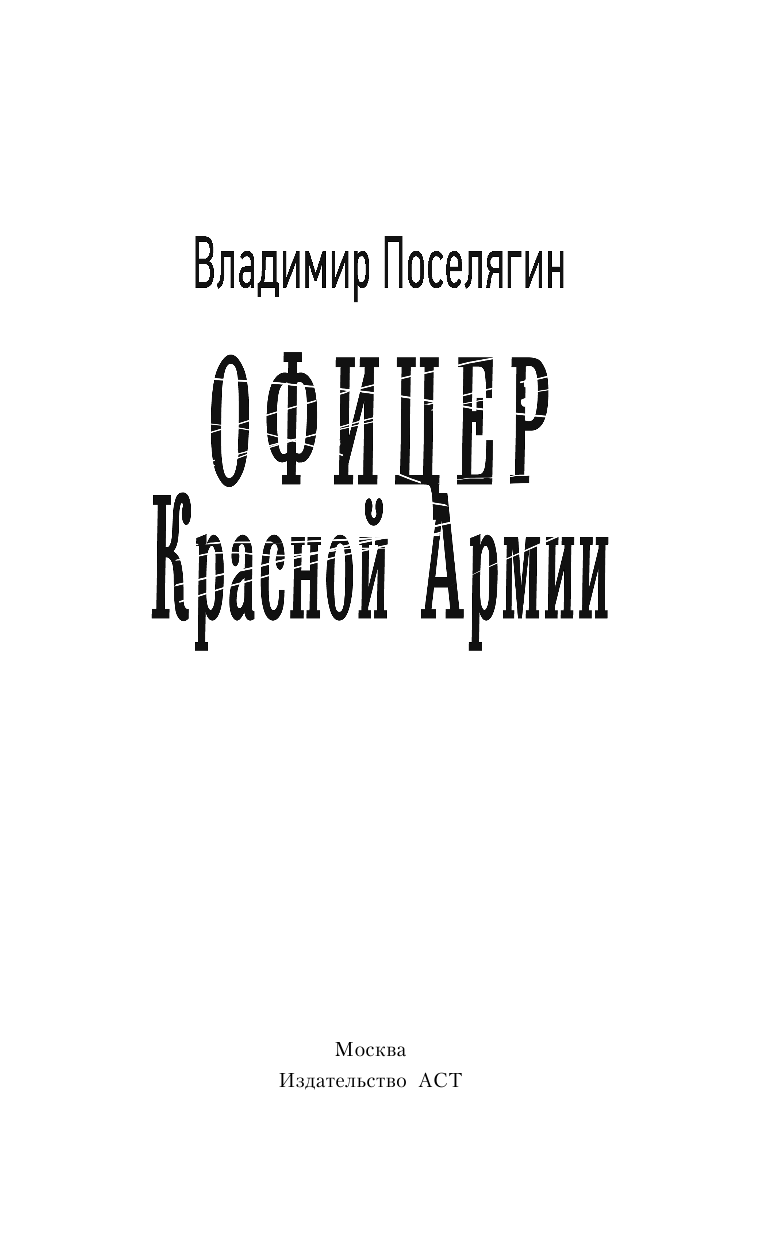 Поселягин Владимир Геннадьевич Офицер Красной Армии - страница 4