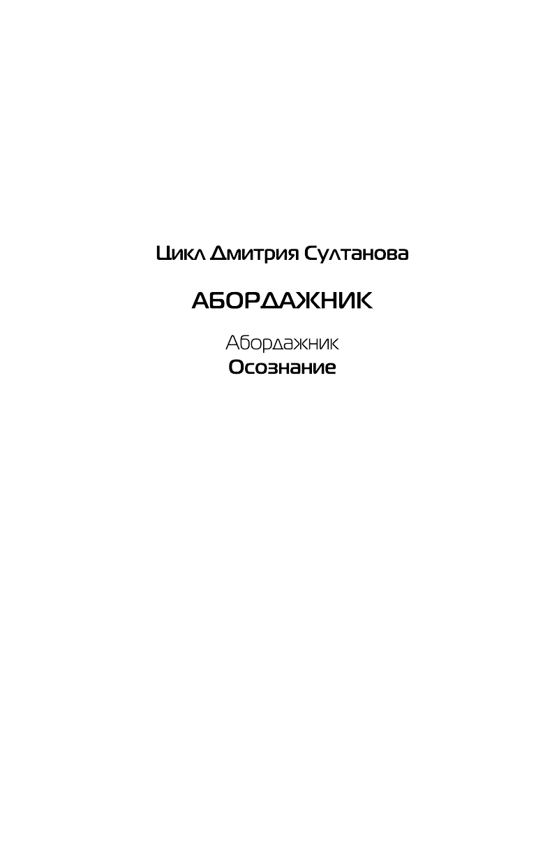 Султанов Дмитрий Игоревич Осознание - страница 3