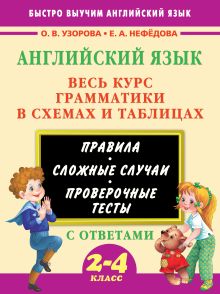 Английский язык. Весь курс грамматики в схемах и таблицах