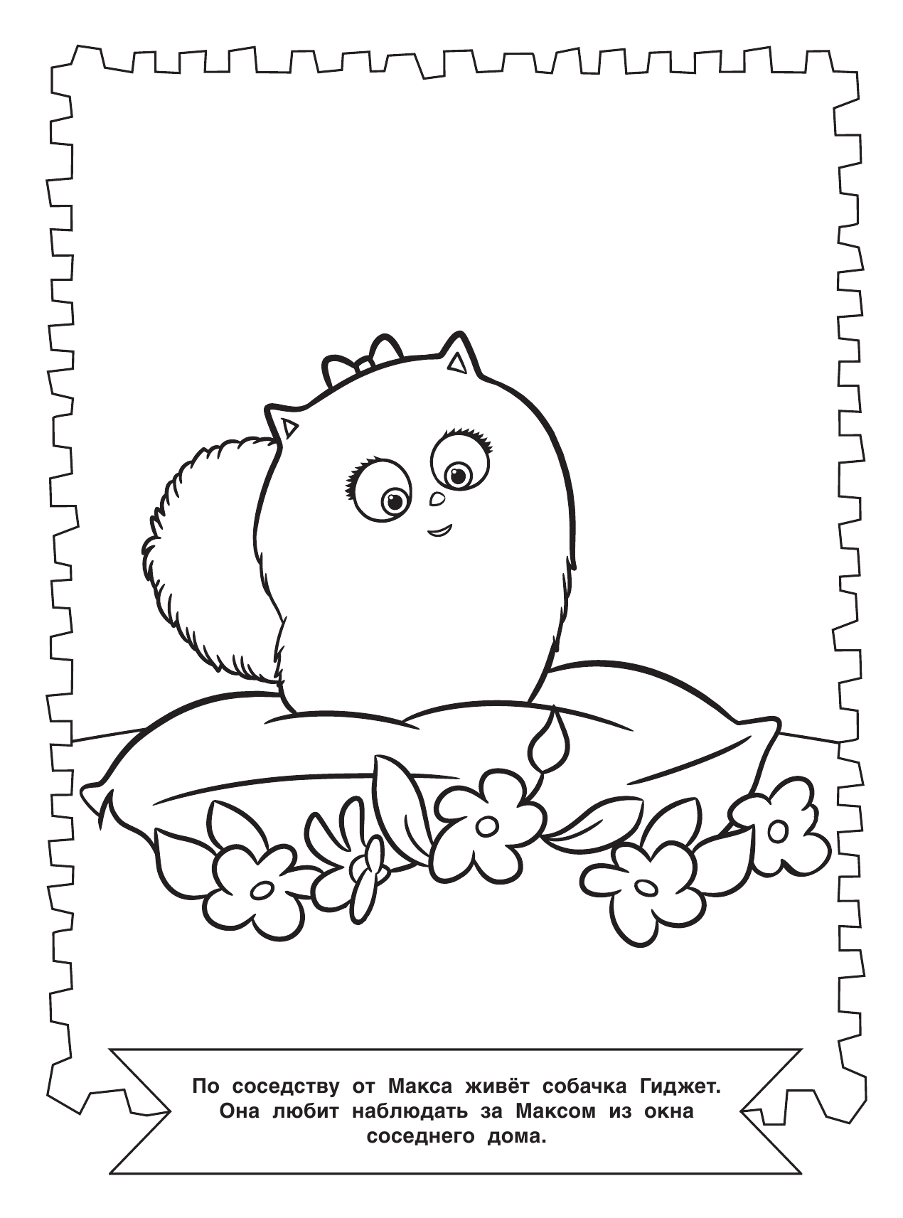  Тайная жизнь домашних животных. Раскраска (зелёная) - страница 3