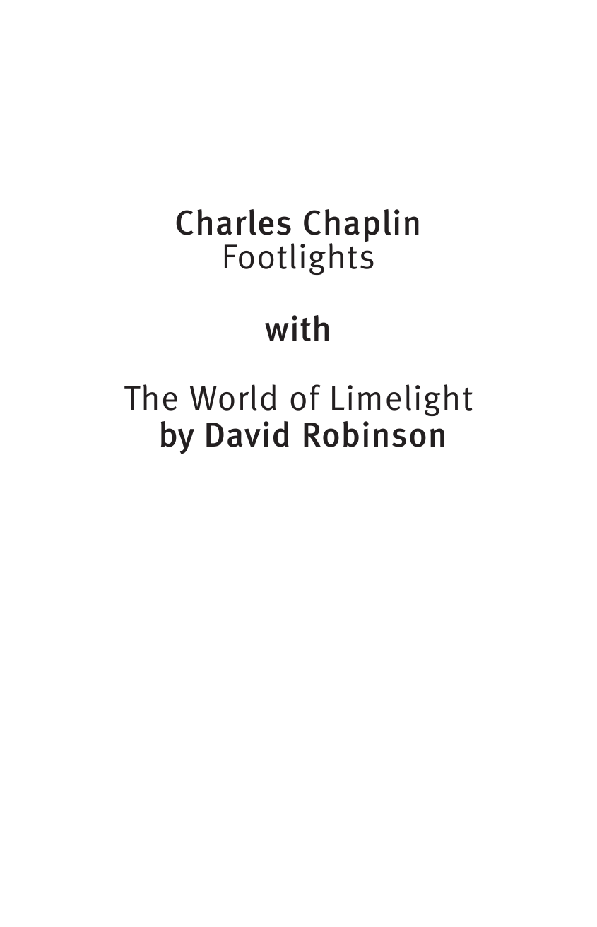 Чаплин Чарли Огни рампы - страница 3