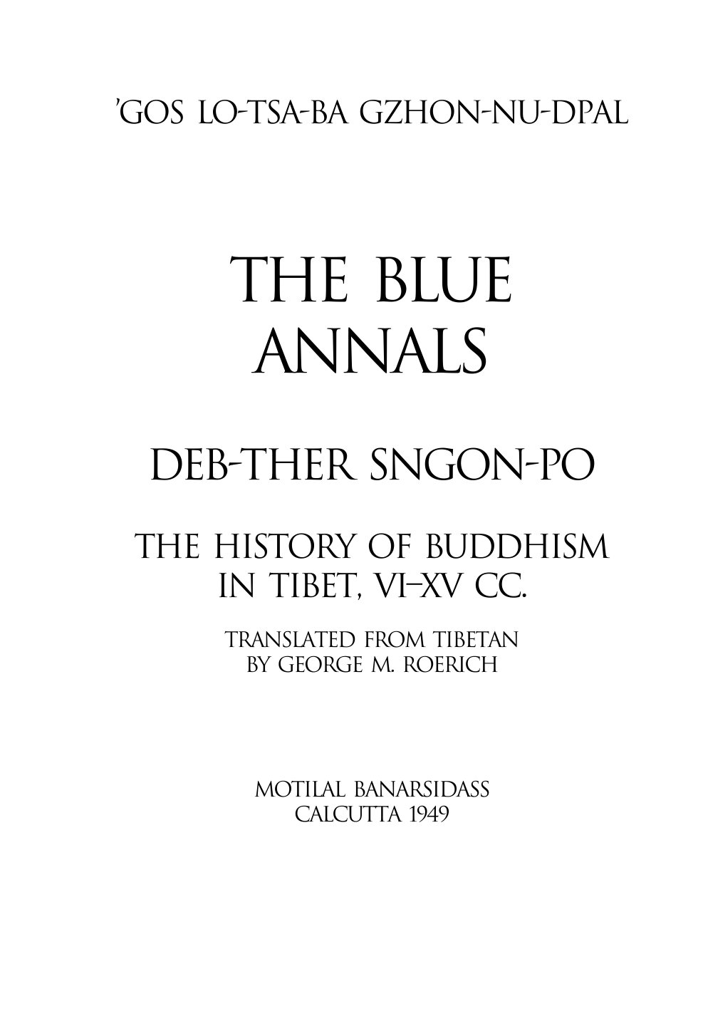  Синяя летопись. История буддизма - страница 3