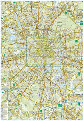 Карта автодорог. Москва. 2017 (по сост. на 01.07.17)