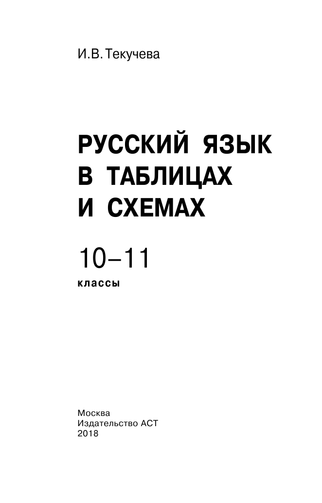 Текучева Ирина Викторовна Русский язык в таблицах и схемах. Справочное пособие. 10-11 классы - страница 2