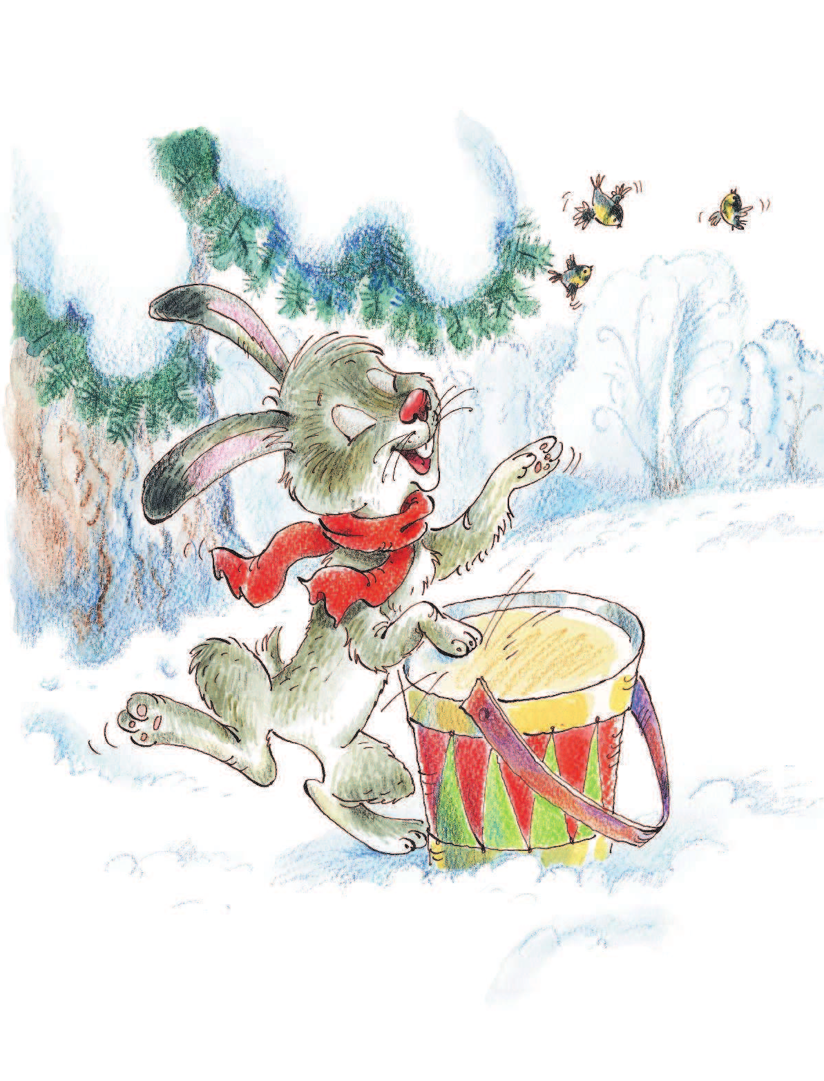 Маршак Самуил Яковлевич, Михалков Сергей Владимирович, Пляцковский Михаил Спартакович Сказки бабушки Зимы - страница 3