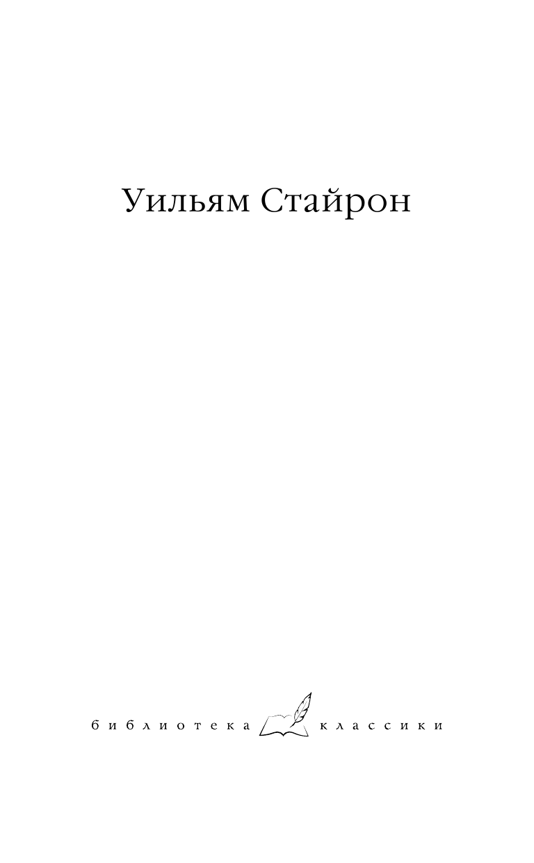 Стайрон Уильям Выбор Софи - страница 2