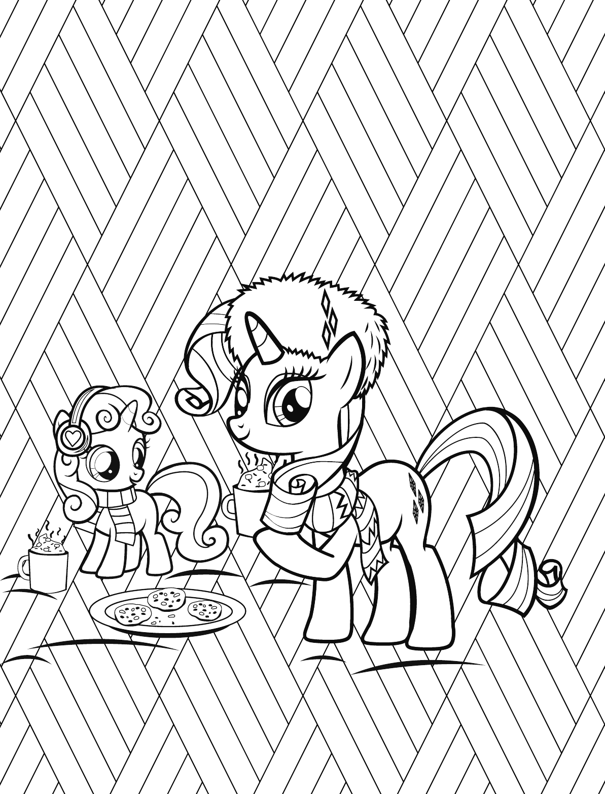  Мой маленький пони. Книга для творчества. Зима в Понивилле - страница 4