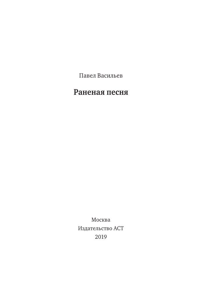 Васильев Павел Николаевич Раненая песня - страница 4