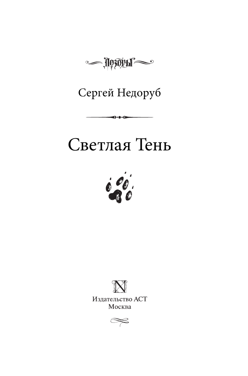 Недоруб Сергей И. Светлая Тень - страница 4