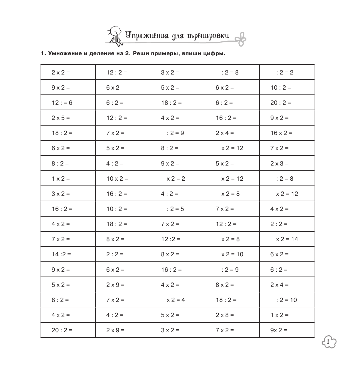 Чебыкина Наталия Николаевна Табличное и внетабличное умножение за 5 минут в день - страница 2