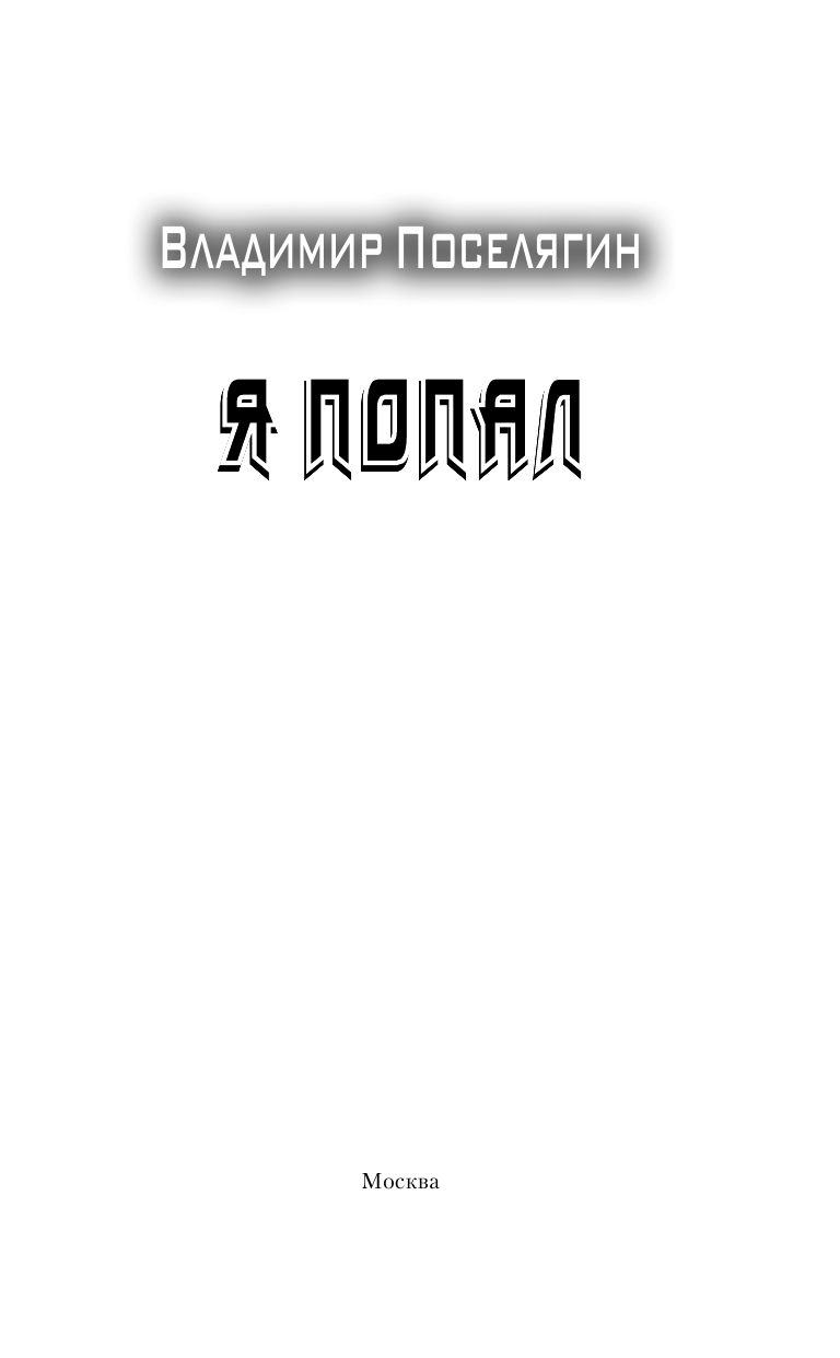 Поселягин Владимир Геннадьевич Я попал - страница 4