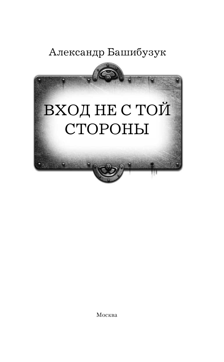 Башибузук Александр  Вход не с той стороны - страница 4