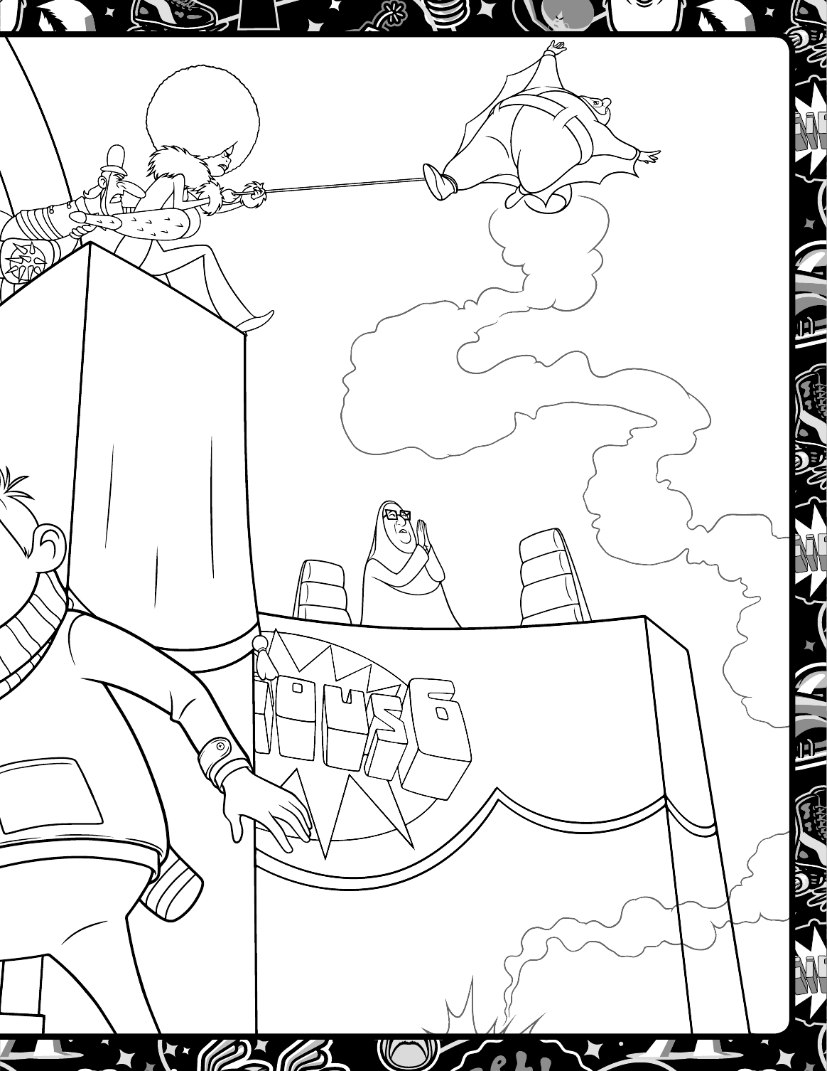  Миньоны. Грювитация. Раскраска (Дэйв) - страница 4