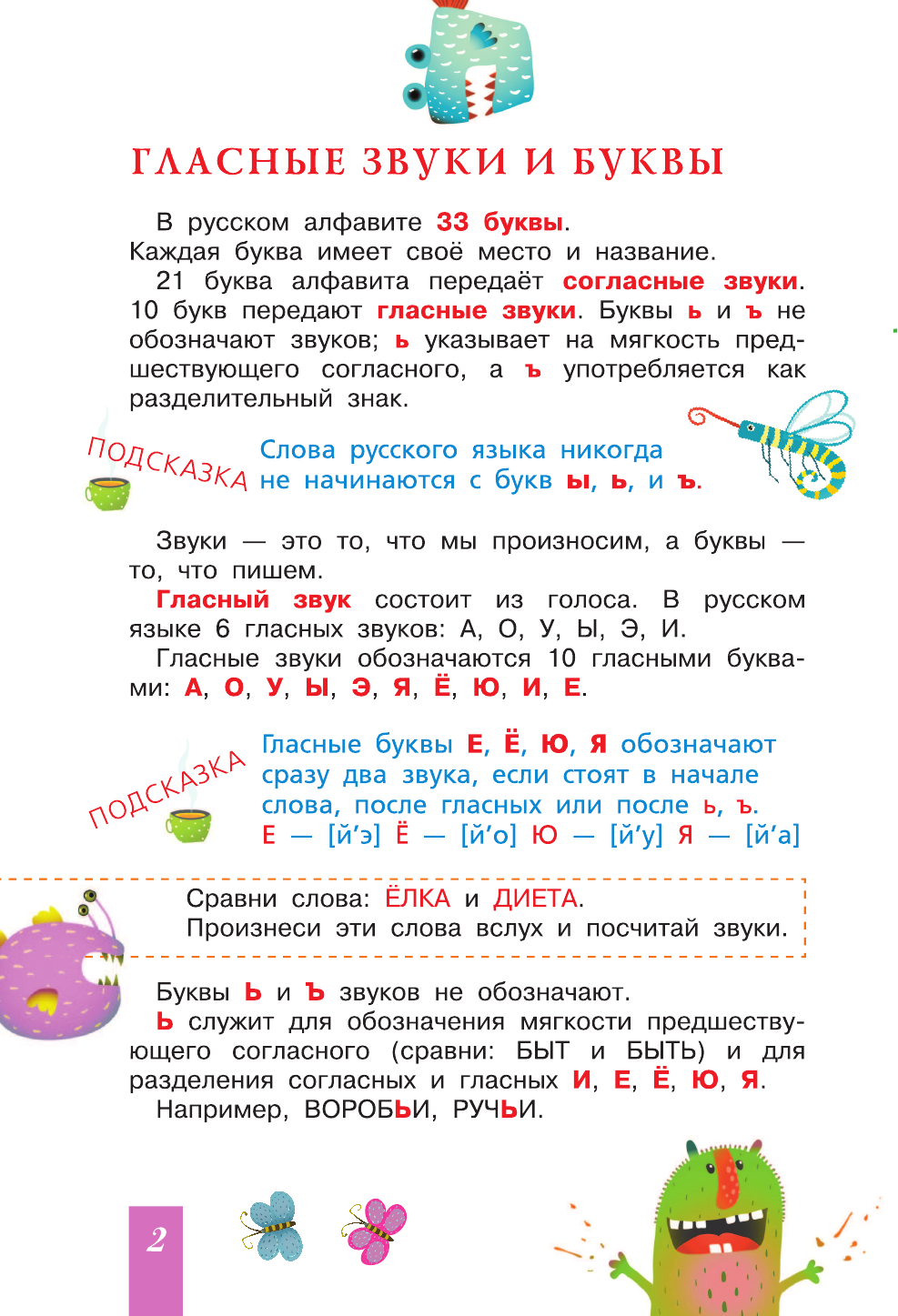 <не указано> Все правила русского языка с подсказками - страница 3