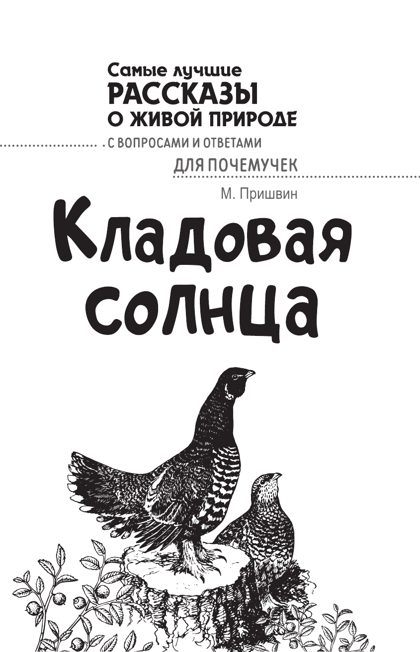 Пришвин Михаил Михайлович Кладовая солнца - страница 2