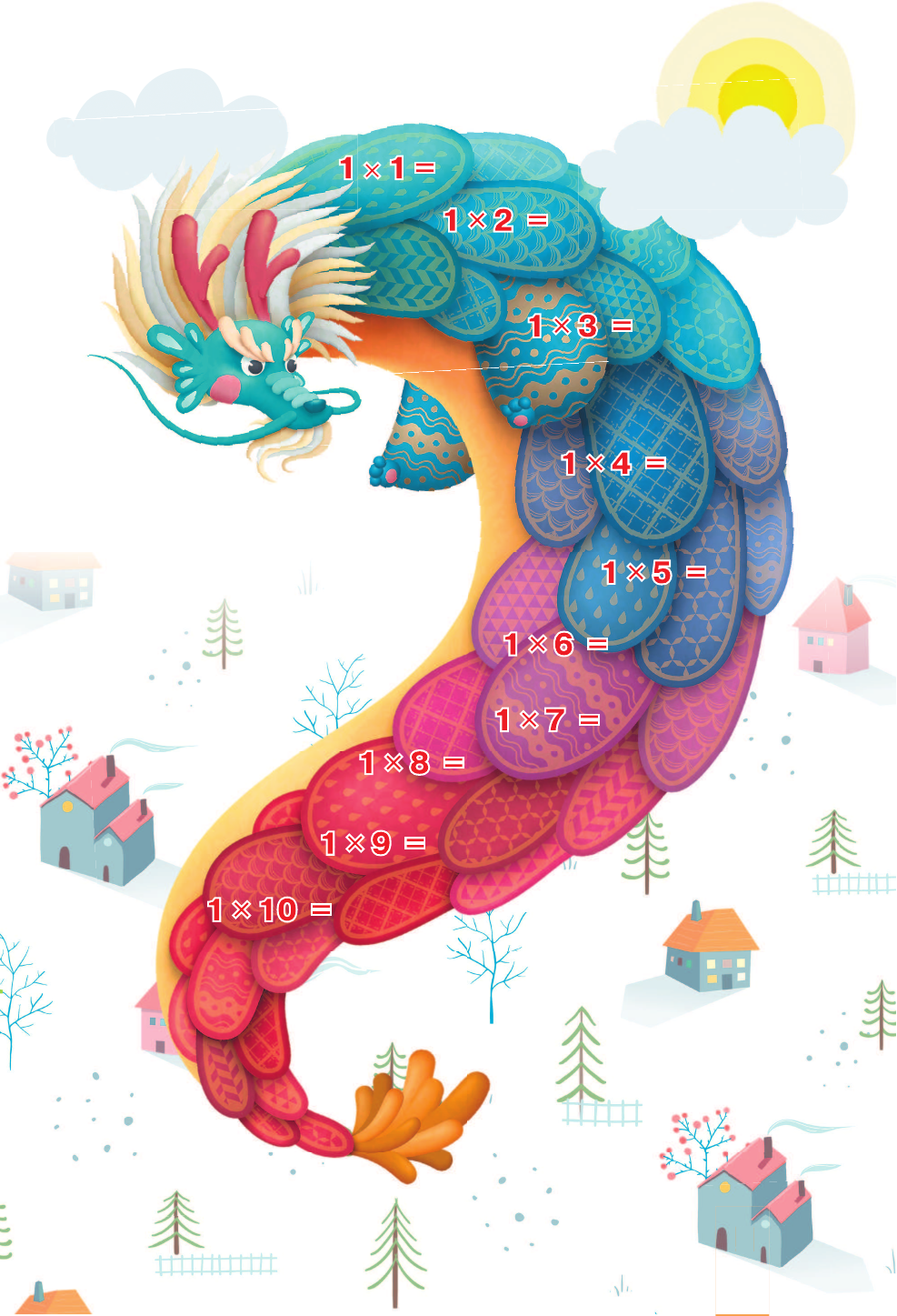  Таблица умножения с подсказками - страница 4