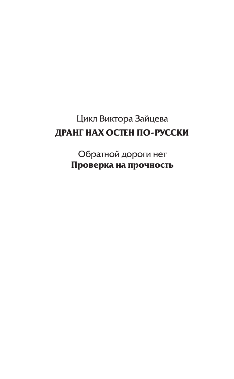 Зайцев Виктор Викторович Проверка на прочность - страница 3