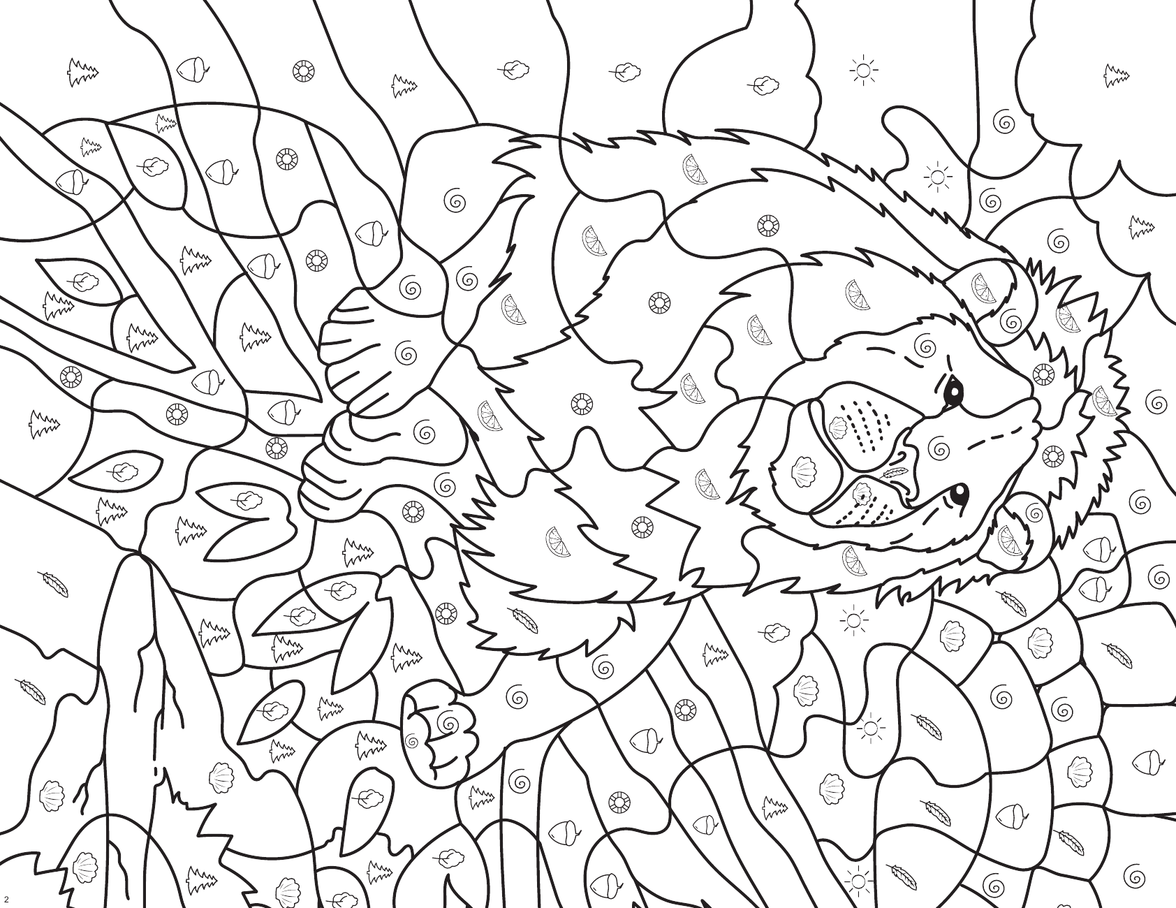  Большой альбом раскрасок по номерам - страница 3