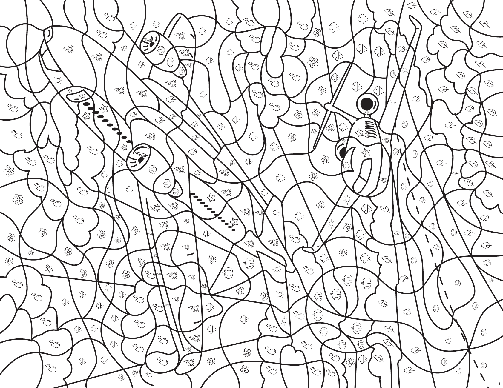  Большой альбом раскрасок по номерам - страница 4