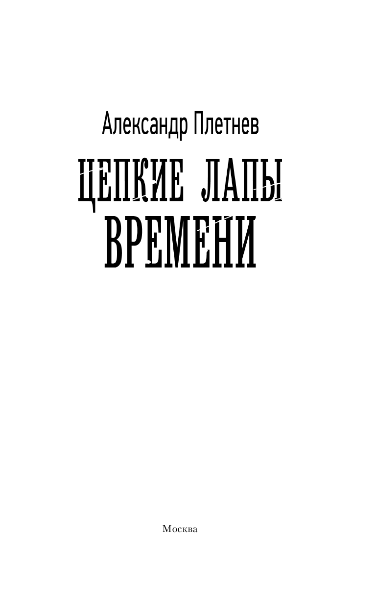 Плетнев Александр Владимирович Цепкие лапы времени - страница 4