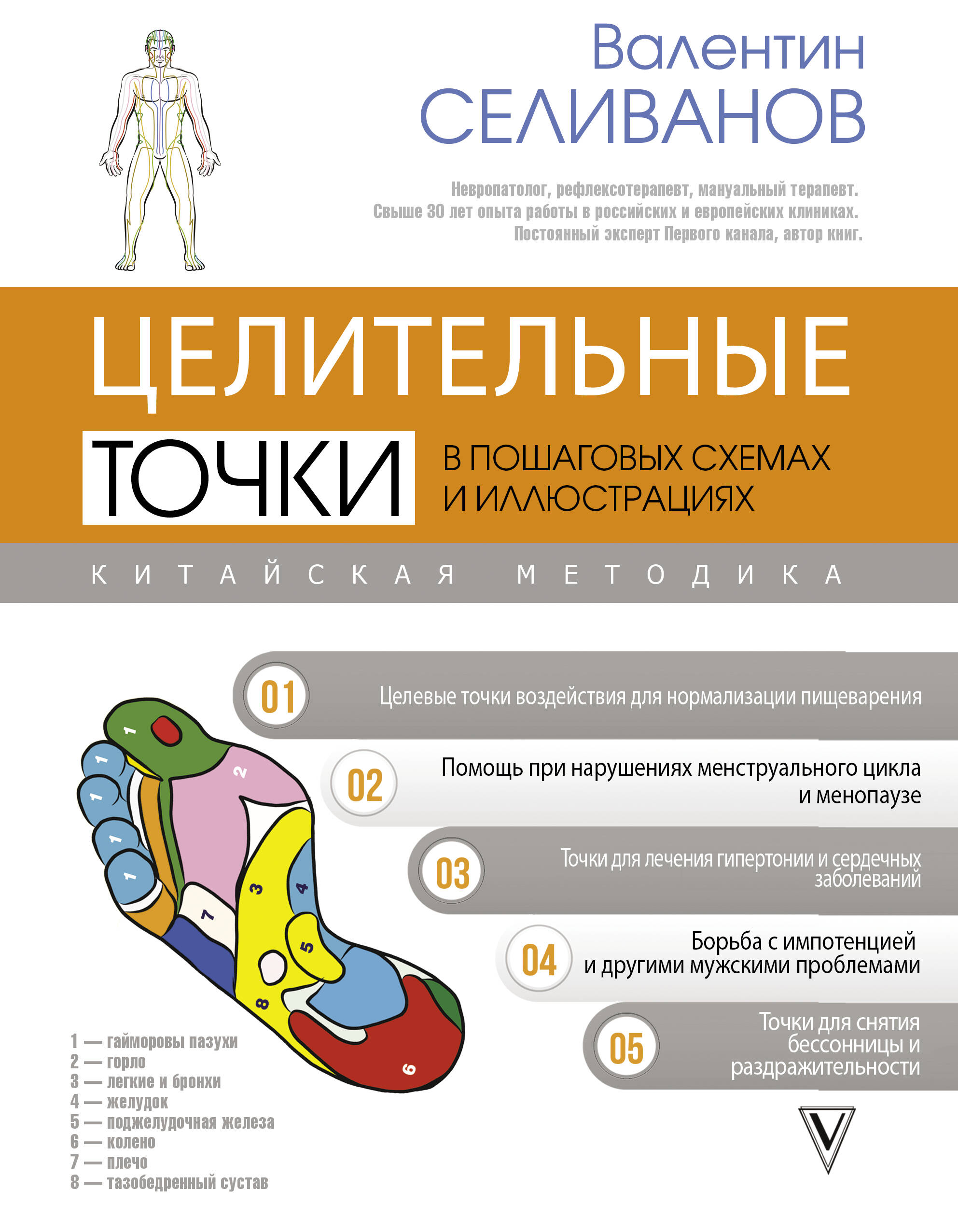 Селиванов Валентин Станиславович Целительные точки в пошаговых схемах и иллюстрациях. Китайская методика - страница 0