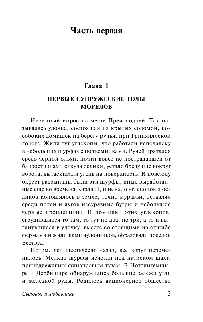 Лоуренс Дэвид Герберт Сыновья и любовники - страница 4