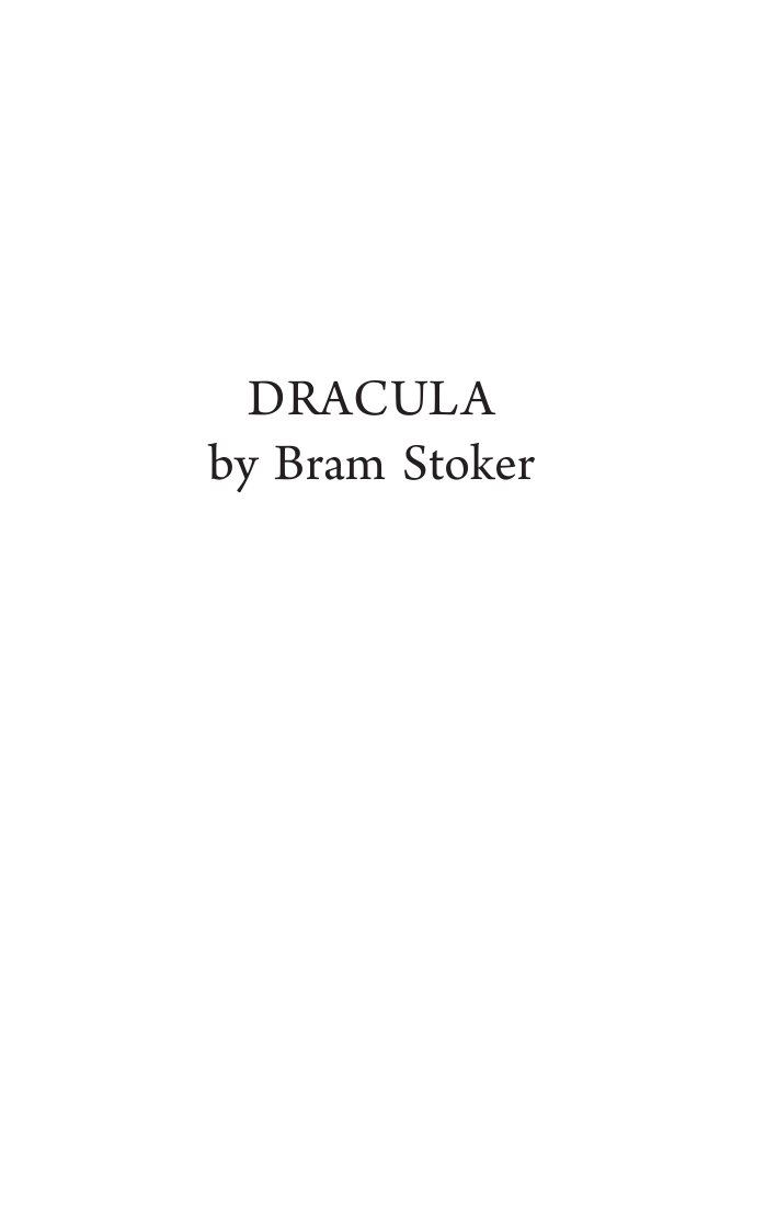 Стокер Брэм Дракула - страница 4