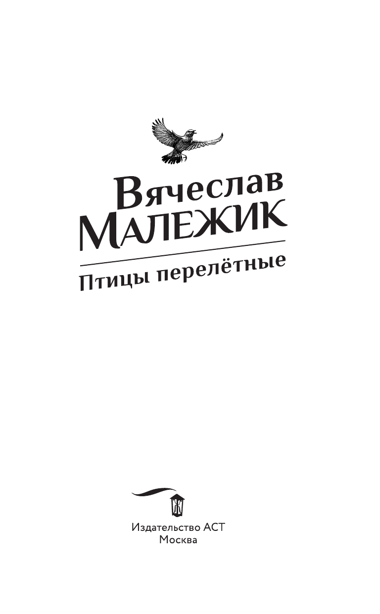 Малежик Вячеслав Ефимович Птицы перелётные - страница 4