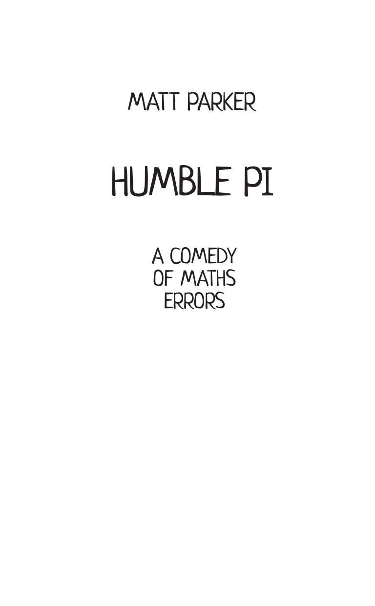 Паркер Мэтт Скромное число Пи - страница 3