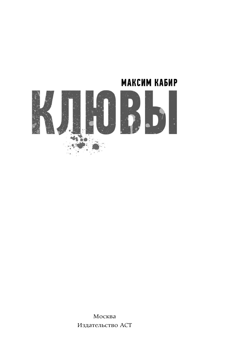 Кабир Максим Ахмадович Клювы - страница 2