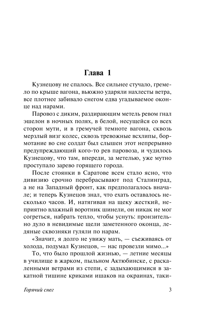 Бондарев Юрий Васильевич Горячий снег - страница 4