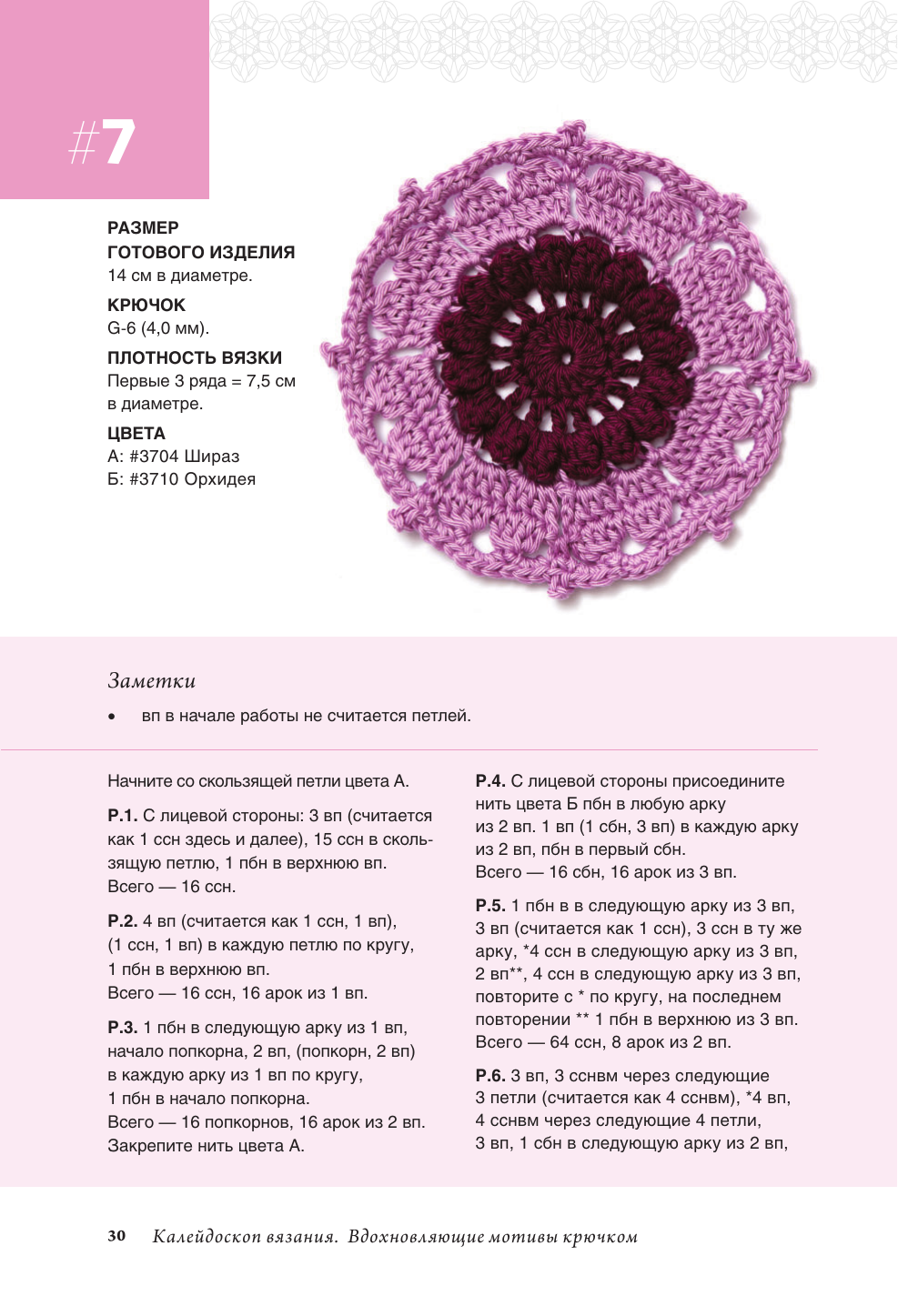 Энг Сандра Калейдоскоп вязания. Вдохновляющие мотивы крючком - страница 4