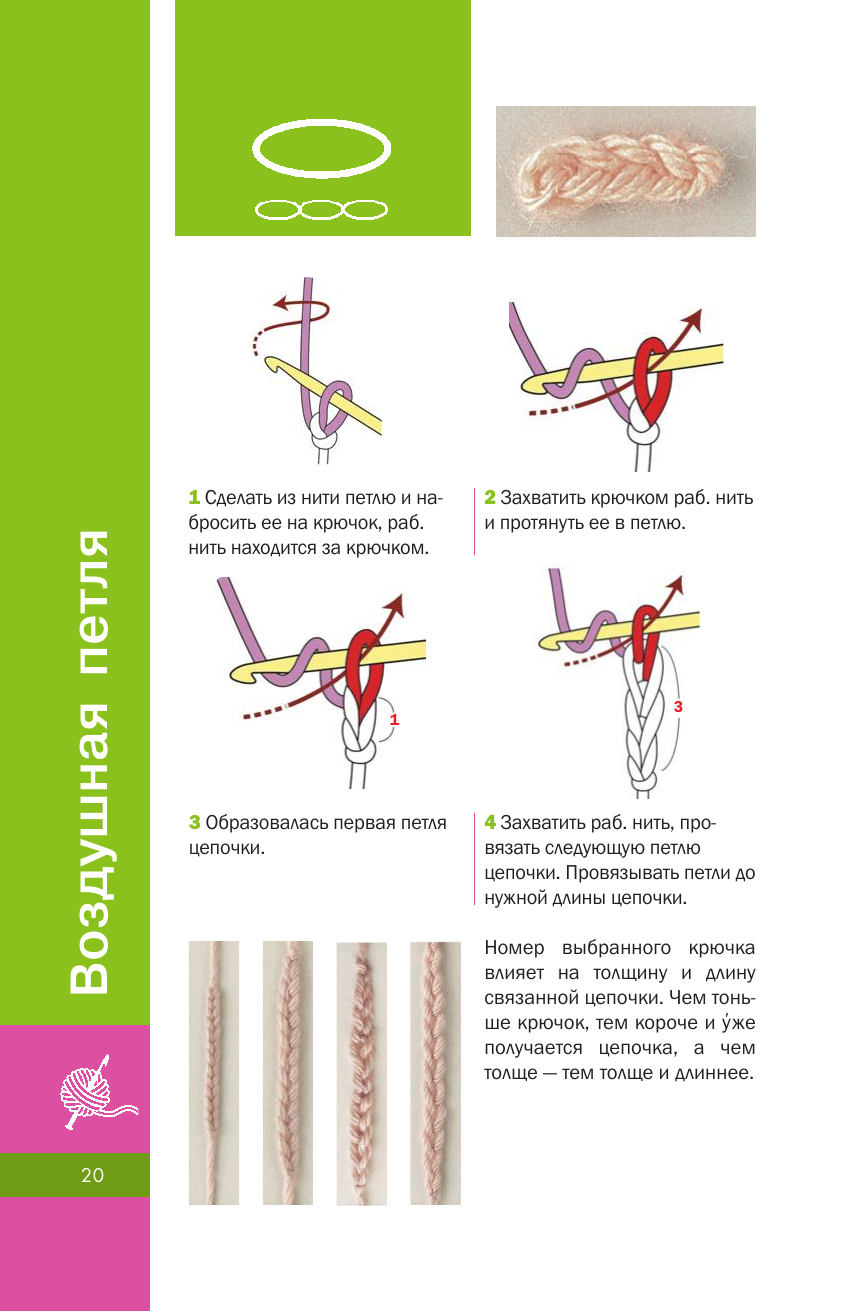 Михайлова Татьяна Викторовна Вязание мотивов крючком: шаг за шагом. Самый наглядный самоучитель - страница 4