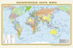Политическая карта мира. Физическая карта мира А1 (в новых границах) (в тубусе)