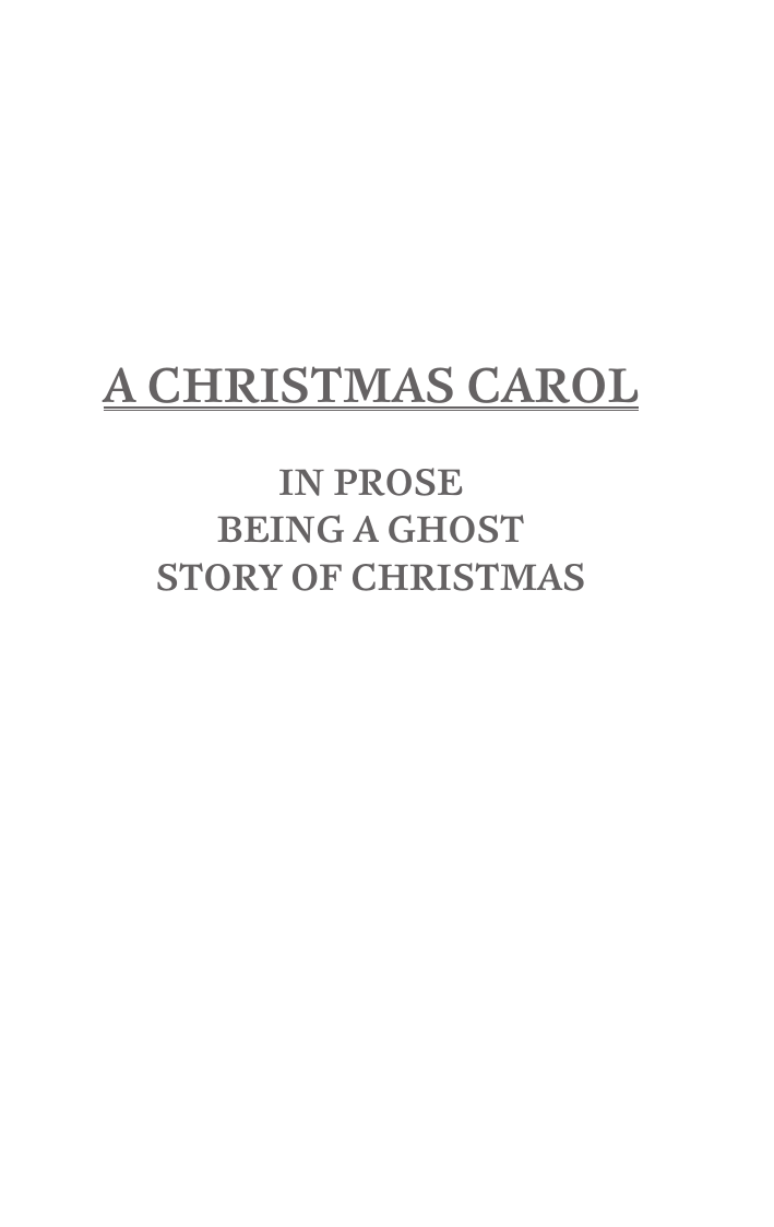 Диккенс Чарльз A Christmas Carol. In Prose. Being a Ghost Story of Christmas - страница 4