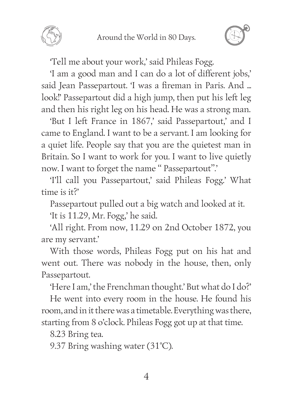 Верн Жюль Around the World in 80 Days. A2 - страница 3