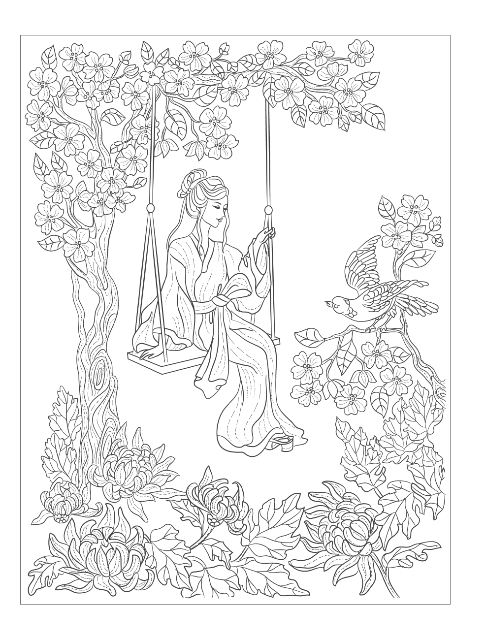 Асташкина Елена Борисовна Японский сад. Раскраска-путеводитель в мир японского символизма - страница 4