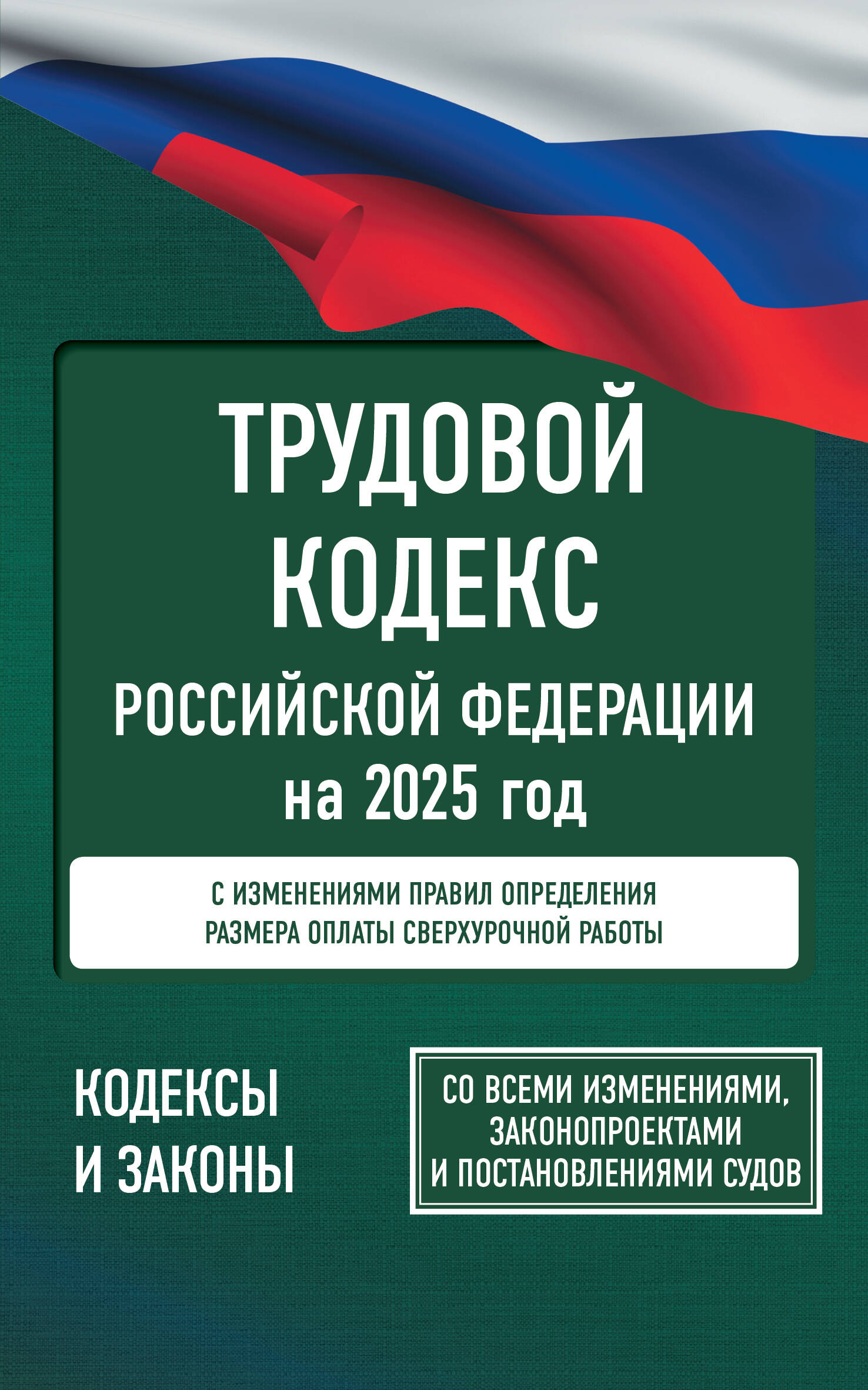  Трудовой кодекс Российской Федерации на 2025 год. Со всеми изменениями, законопроектами и постановлениями судов - страница 0