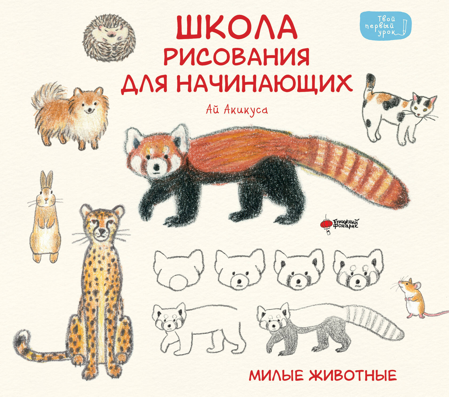 Акикуса Аи Школа рисования для начинающих: милые животные - страница 0