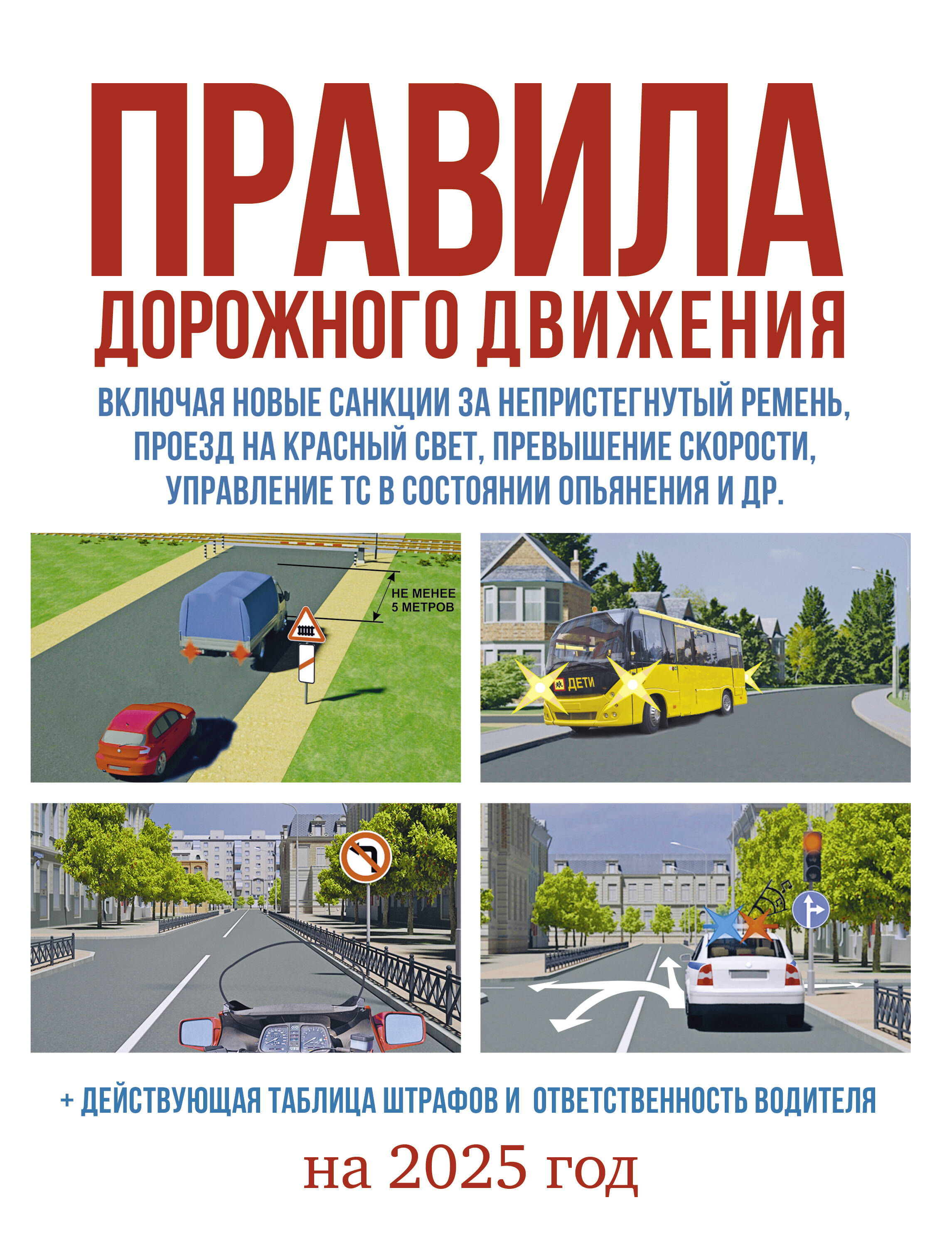  Правила дорожного движения на 2025 год. Действующая таблица штрафов и ответственность водителя - страница 0