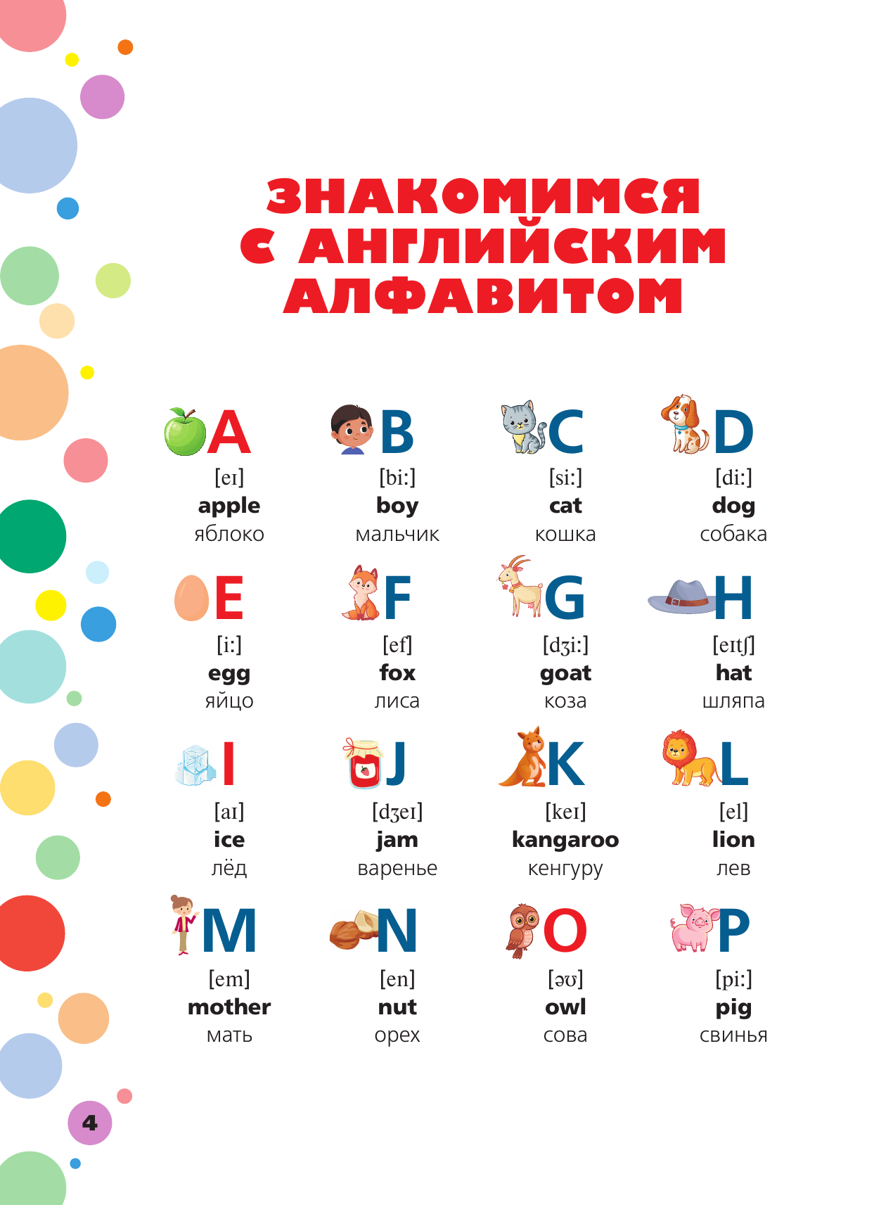 Державина Виктория Александровна Английский язык: мои первые слова, фразы, диалоги - страница 4