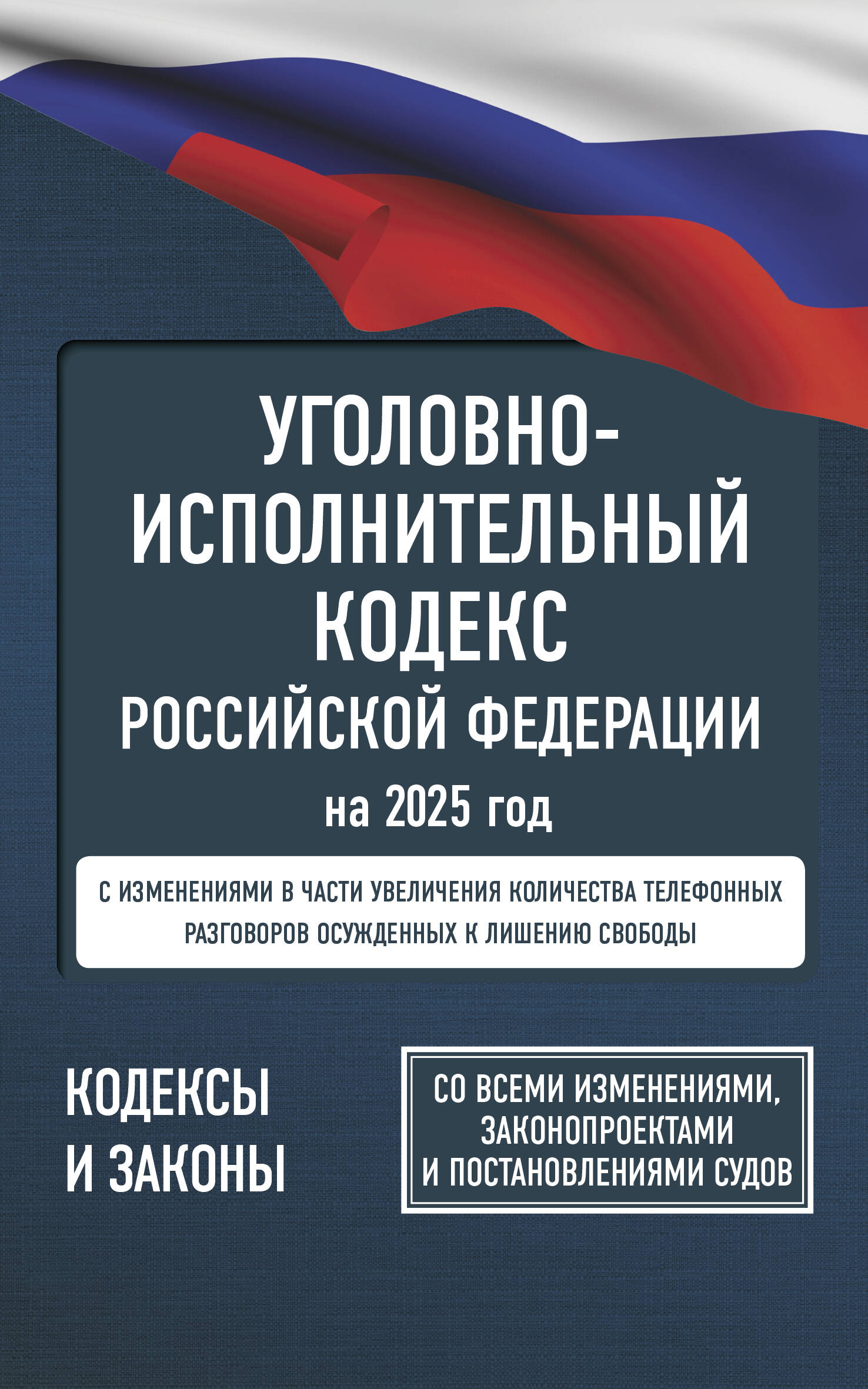  Уголовно-исполнительный кодекс Российской Федерации на 2025 год. Со всеми изменениями, законопроектами и постановлениями судов - страница 0