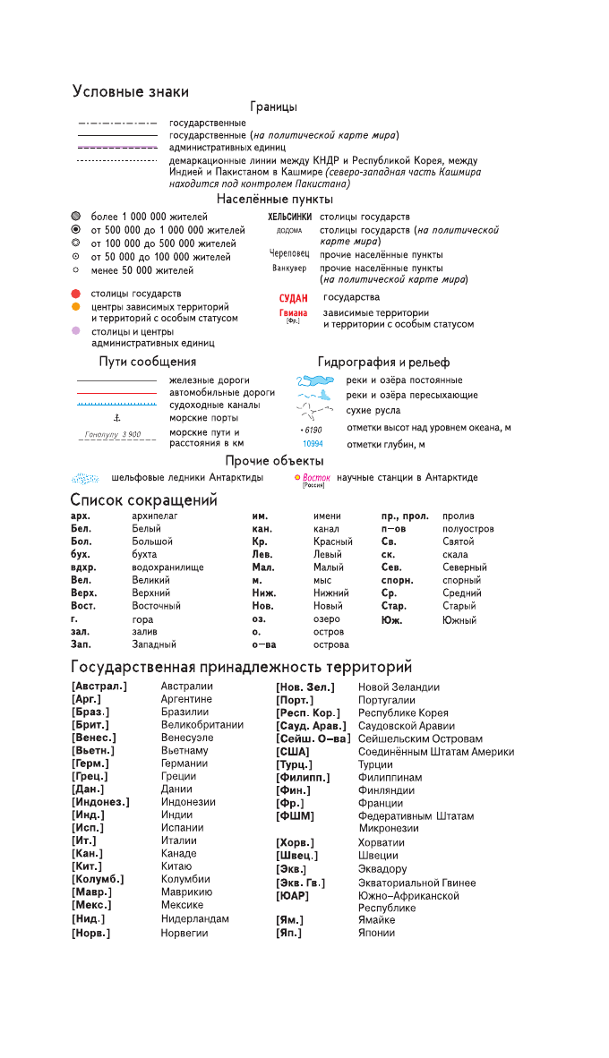  Атлас мира (в новых границах) - страница 1