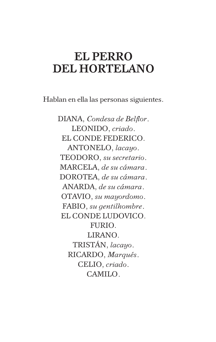 Лопе де Вега El perro del hortelano - страница 3
